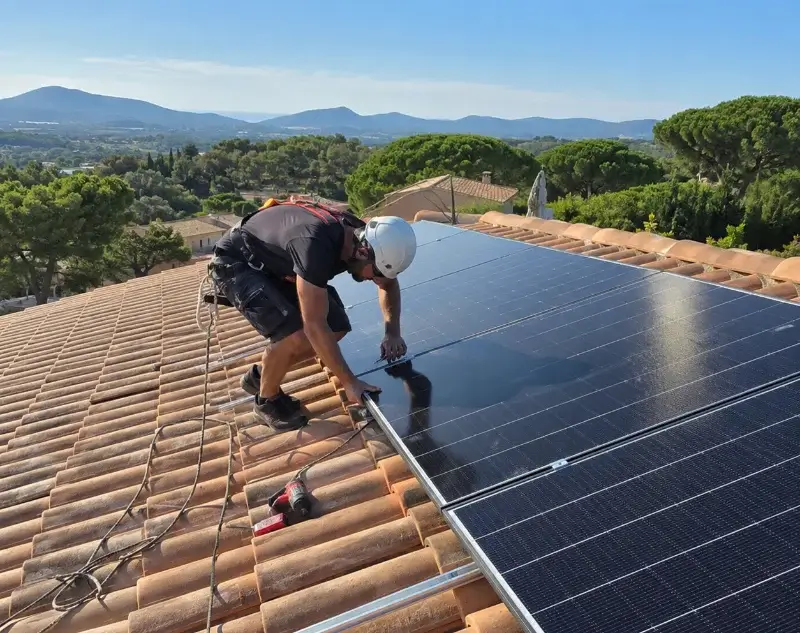 Installateur panneaux solaires Camarsac — pose photovoltaïque sur toiture