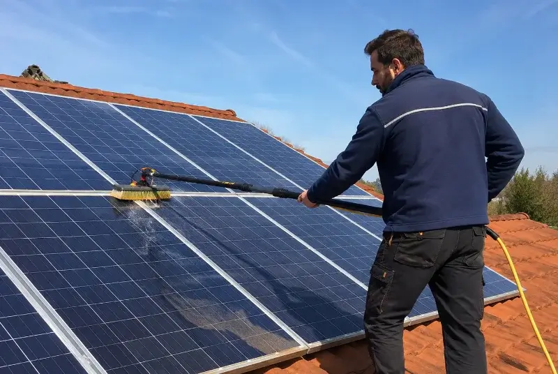 Nettoyage et entretien de panneaux solaires à Camarsac